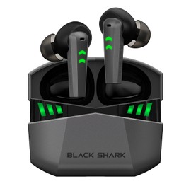 Black Shark Auriculares Inalambricos con Latencia Ultrabaja de 35ms, Auriculares Bluetooth con Sonido Premium, Bluetooth 5.2, 4 Micrófonos Hiperclaros, Resistente al Agua IPX5, Tiempo de Juego de 20h