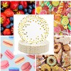 CEILIWEN White and Gold Plates, White Gold Paper Plates, 7’’