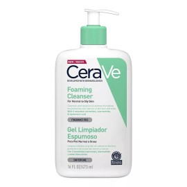 CeraVe Cera Ve Gel Limpiadora Espumoso 473 Ml Piel Normal A Grasa