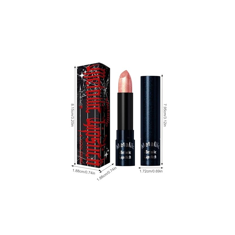 Erinde Brillo de Labios Líquido con Purpurina, Acabado Brillante y