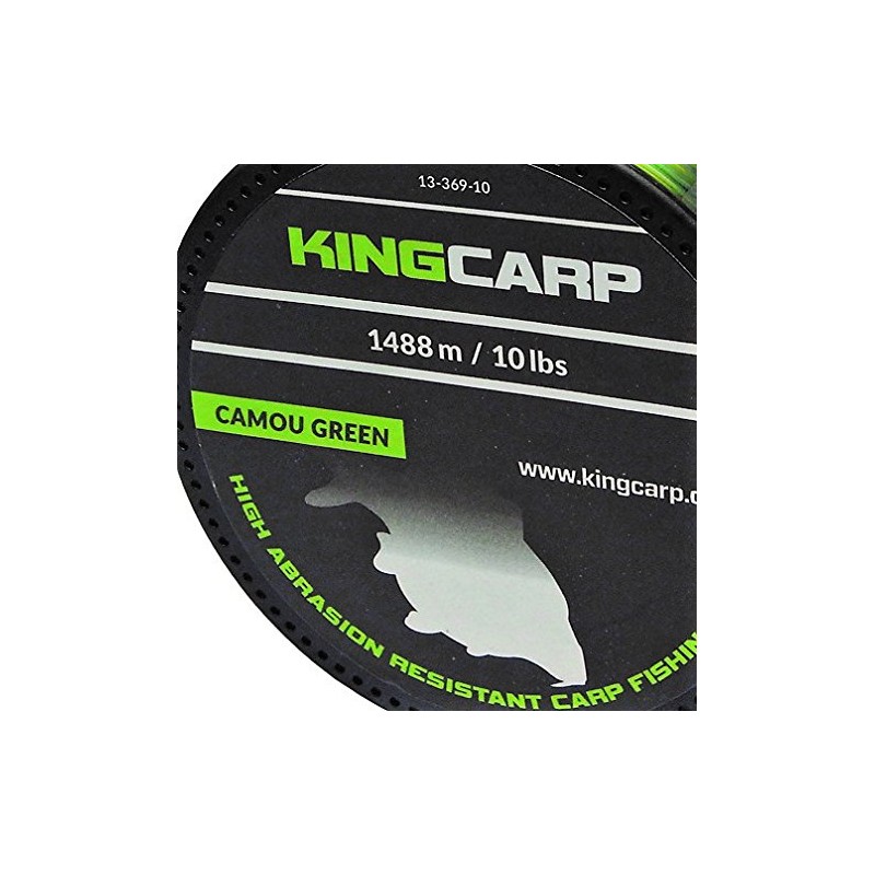 KING CARP - 1/4 lb Spools of CAMOU GREEN Bulk