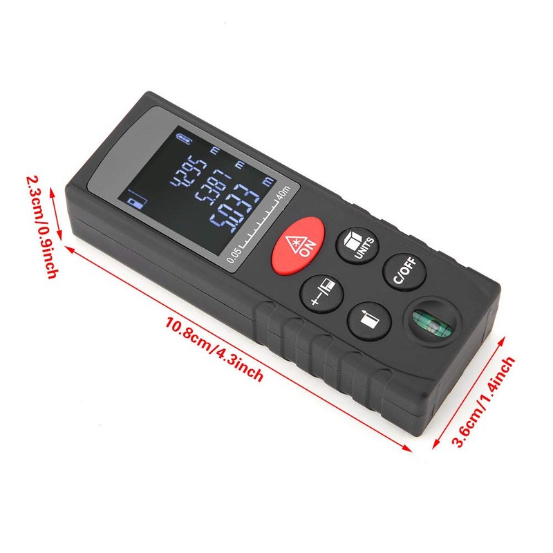 Laser Rangefinder, KXL-D Digital Rangefinder for Distance up to 0.05-40/60/80/100