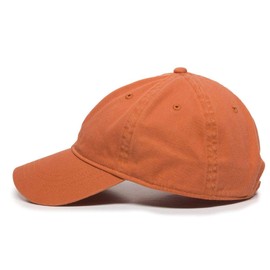 DSGN By DNA Peace Sign Baseball Cap Embroidered Cotton Adjustable Dad Hat Orange