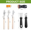 3D Printer Removal Tool Kit, 7 Precision Scrapers for Large,
