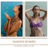 Guantes exfoliantes de yute FOMIYES – Dúo de 2 para
