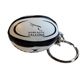 Gilbert Newcastle Falcons English Premiership Rugby Ball Keyring