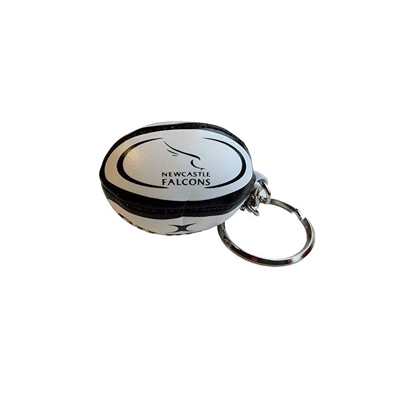 Gilbert Newcastle Falcons English Premiership Rugby Ball Keyring