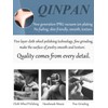Qinpan Gold Plated Five Leaf Clover Necklace and Dangle Earrings