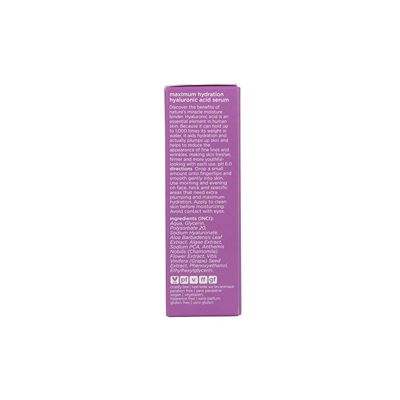 Maximum Hydration Hyaluronic Acid Serum 1 fl. oz.