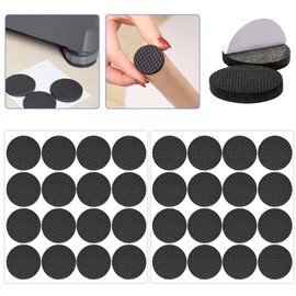 Furniture Protection Pads, 32 Pieces, Round EVA Waterproof Material, Natural Rubber Leg Cover, Anti-Vibration, Soundproofing, Floor Protection, Anti-Slip, Scratch, Shock Absorption, Earthquake Prevention, Furniture, Appliances, Washing Machine, Refrigera