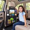 Car Backseat Organizer for Travel – Foldable Storage Pockets with