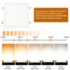 Vtuik 4 Pack 11 inch 24W Dimmable Square LED Recessed