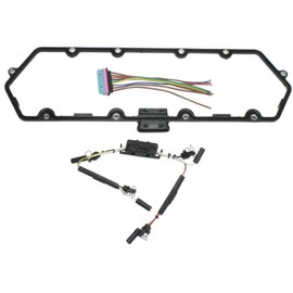 For Ford E-450 / E-550 Econoline Super Duty Valve Cover Gasket 2000 2001 2002 | Silicon Material | 8 Cyl | 7.3L | 445 CID | Connector/Pigtail | w/Fuel Injector/Glow Plug Harness | w/External Repair
