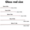 Young4us Glass Stirring Rod - 12" 10" 8" 6" 4"