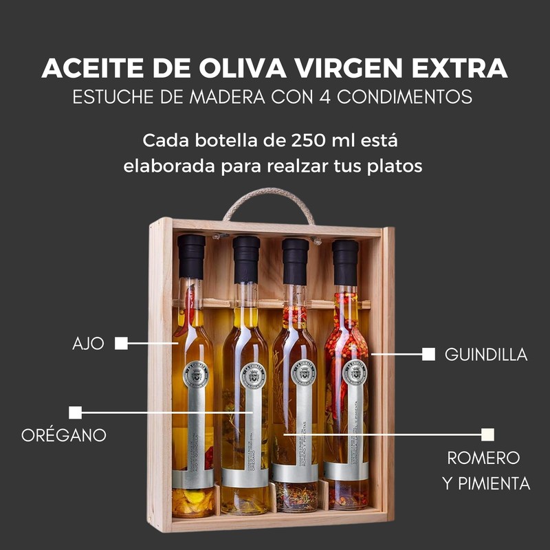 La Chinata Extra Virgin Olive Oil '4-Flavour Case' (4 x