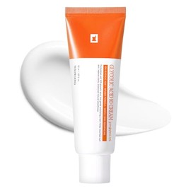 TOSOWOONG Crema de ácido glicólico al 10%, exfoliante AHA, crema suavizante de la piel para pieles con baches, manchas oscuras, arrugas, líneas finas con pantenol, ácido hialurónico, piel de vidrio, cuidado de la piel coreano, 1.7 fl oz/1.69 fl. oz.