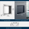 Agabok Shower Niche, 12" x 12" Bathroom Niche, Stainless Steel
