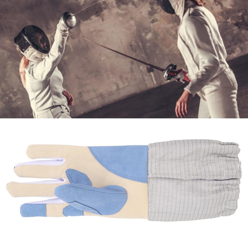 Fencing Glove Left Hand Prevent Slip Wearable Professional Saber Glove