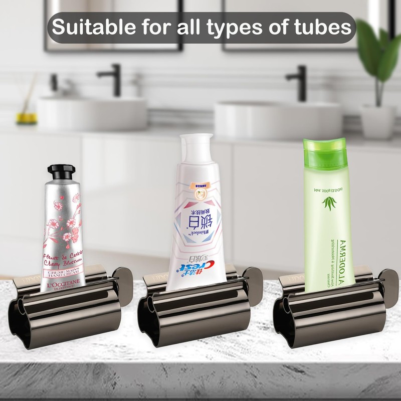 UDQYQ Tube Squeezer, Tube Press, Pack of 3, Toothpaste Squeezer,