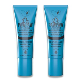 Dr. PawPaw Multipurpose Lip and Eye Balm Set - Vegan Hydrating Lip Balm - Moisturizing Eye Cream with Natural PAWPAW and Hyaluronic Acid - 2 pc