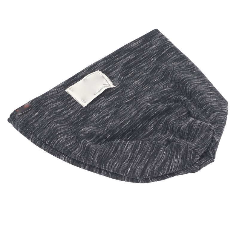 Anti Radiation Hat Black Striped Silver Fiber and Cotton Shielding