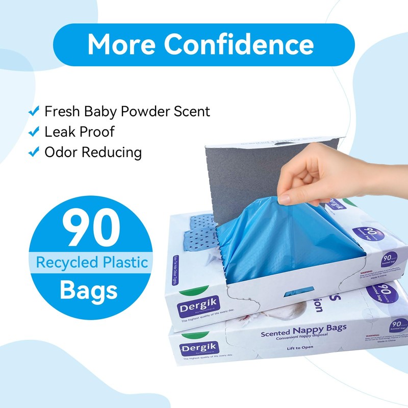 Personal Care Sanitary Disposal Bags (90 counts), Scented | for