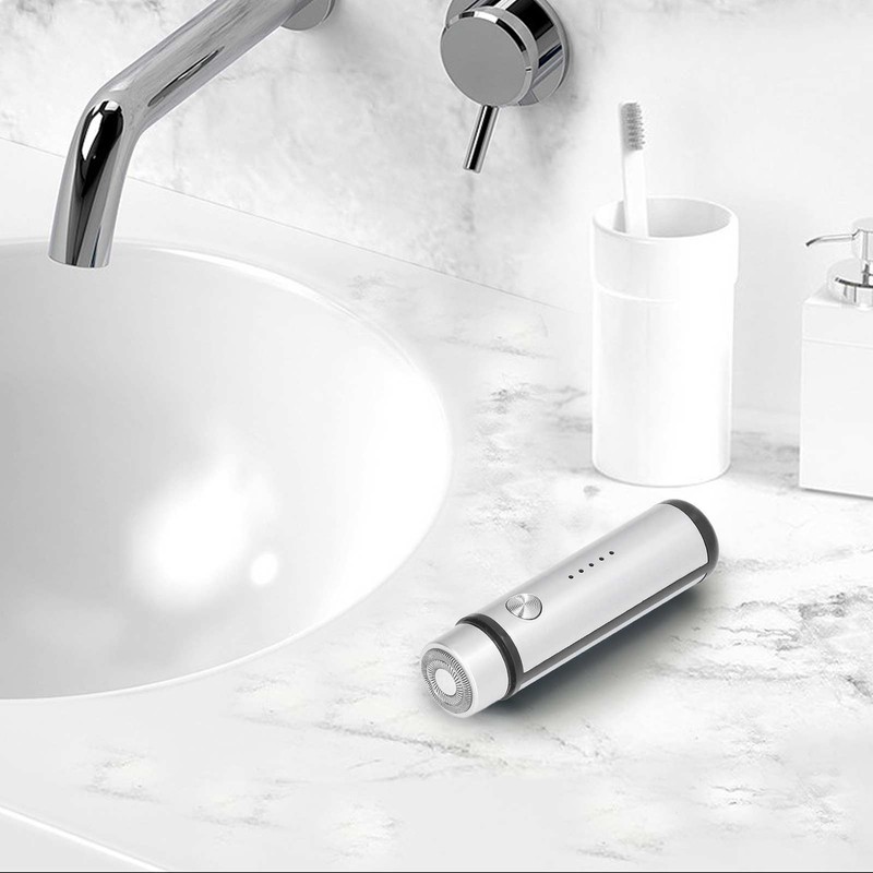 013 Electric Mini Shaver Portable Low Noise Power Display USB