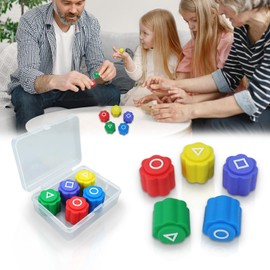 Traditional Korean Game, Gonggi Jack Bricks Set, Gonggi Traditional Korean Game with Tokens, Classic Hand Eye Coordination Fun, Educational Toy for Kids