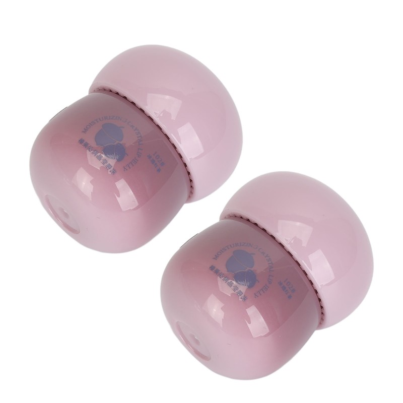 2pcs Matte Lip Gloss Hydrating Water Gloss Mushroom Shape Long