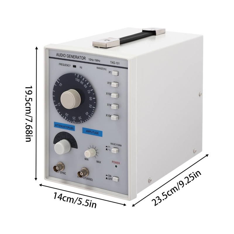 PANEKOLO Professional Upgraded Signal Generator, Low-Frequency Signal Generator 10Hz-1MHz Audio