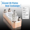 Ferroday 20 Plate Wort Chiller Stainless Steel Brazed Plate Heat