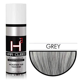 Fiber GREY (WaterProof) Hair Loss Concealer - Hair Cubed