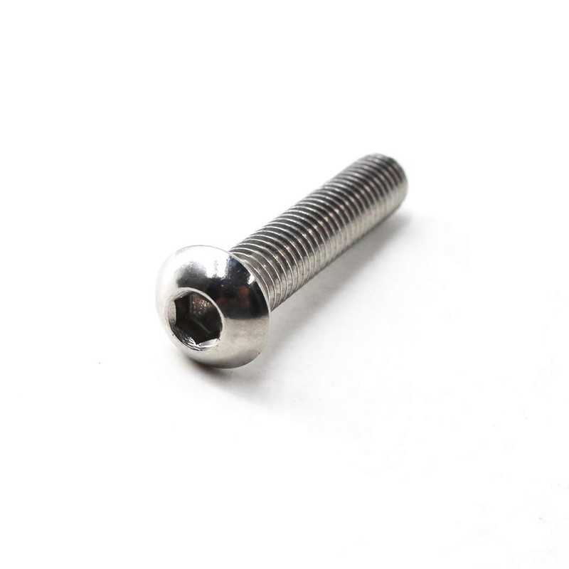 M10x40 Button Head Hex Socket Drive Screws 304 Stainless Steel