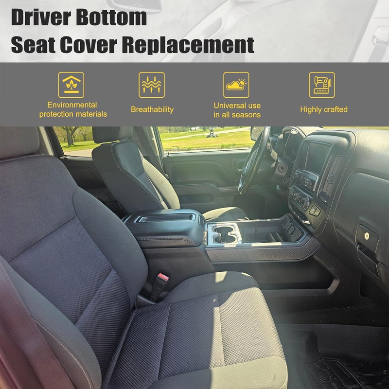 Priprilod Dark Ash Gray Cloth Driver or Passenger Side Bottom