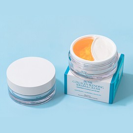 Pretty (현대Hmall)프레티 바이옴 콜라겐 블렌딩 반반크림(세럼45g+크림45g) (Hyundai Hmall) Pretti Biome Collagen Blending Half-and-Half Cream (Serum 45g + Cream 45g)