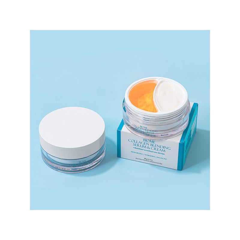 Pretty (현대Hmall)프레티 바이옴 콜라겐 블렌딩 반반크림(세럼45g+크림45g) (Hyundai Hmall) Pretti Biome