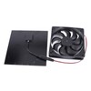 5W Solar Panel Fan Eco Friendly Low Noise Compact Portable