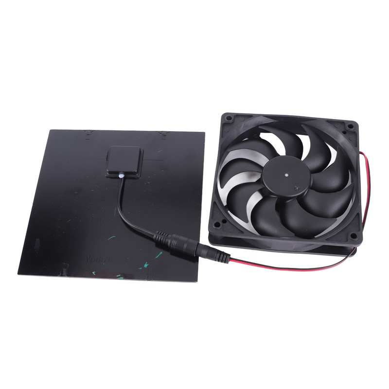 5W Solar Panel Fan Eco Friendly Low Noise Compact Portable