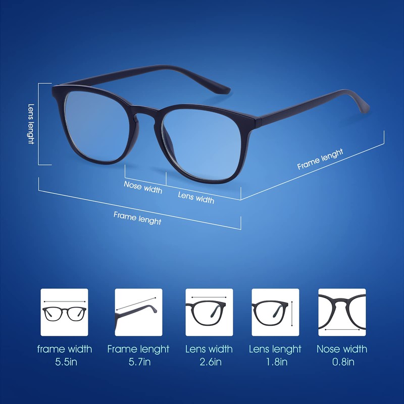 Occffy Blue Light Blocking Glasses for Men Women Computer Glasses