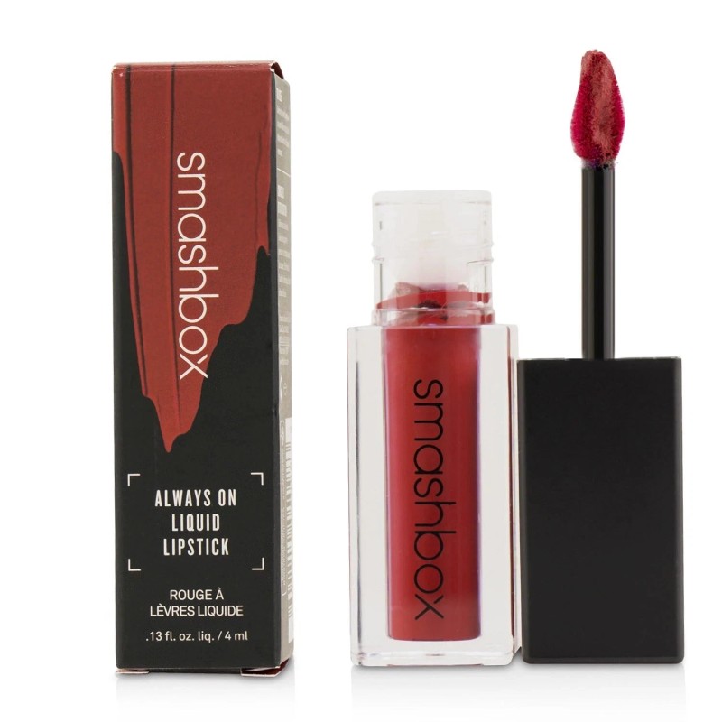 Lápiz labial líquido Smashbox Always On ~ BAWSE (rojo profundo)