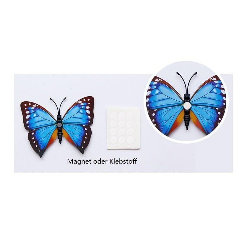 Lohill Pack of 36 3D Butterfly Wall Decoration - Butterfly