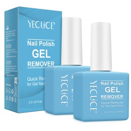 Gel Polish Remover, (3pcs) Gel Nail Polish Remover, No Need for Foil, Quick & Easy Polish Remover In 3-5 Minutes, No Need Soaking Or Wrapping-0.5floz