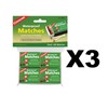Coghlan's Waterproof Matches Wooden Fire Starters (3-Pack of 4-40 Count