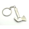 Stainless Steel Woodcutting Mini Axe Metal Keyring