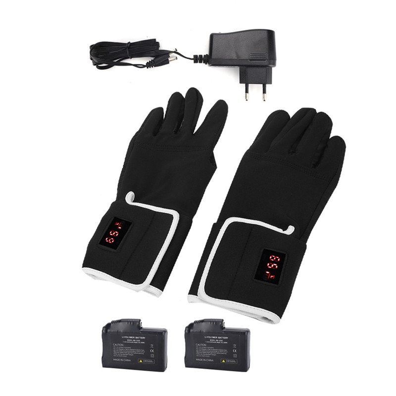 Intelligent Electric Heating Gloves Adjustable Winter Outdoor Sport Warm Keeping
