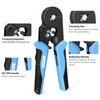 WGGE Ferrule Crimping Tool Kit, AWG 23-7 Self-adjustable Ratchet Wire