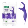 Aplicador De Hilo Dental Gum Flossers Ultra Menta 90 Piezas