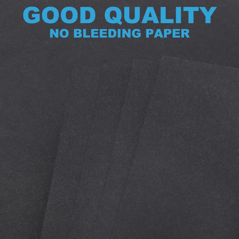 PATIKIL A6 Refill Paper, Unlined Blank Kraft Paper 6 Hole