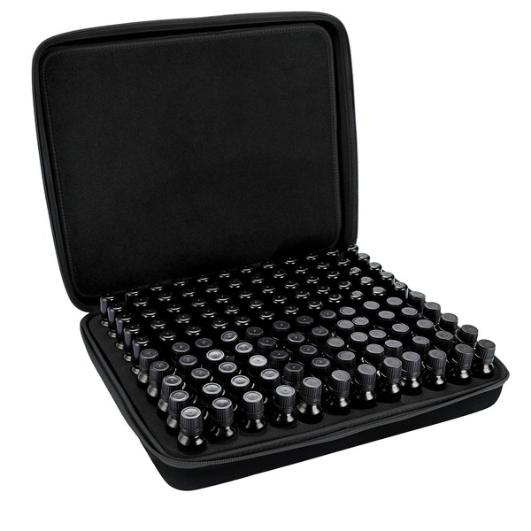Hipiwe 120 Bottle EVA Essential Oil Storage Carrying Case Holds