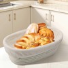 DaMohony 10 inch Oval Banneton Bread Proofing Baskets 3PCS Banneton